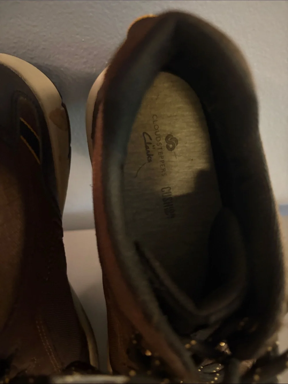 Clarks Brown and Black Men's Hiking Boots
